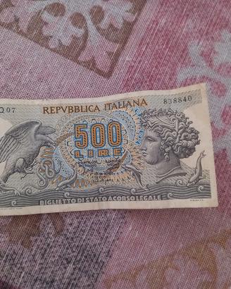 Banconota 500 Lire "Mercurio"