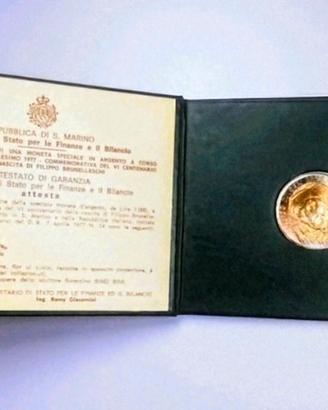 S. MARINO 1000 L.1977  FDC VI CENTEN.BRUNELLESCHI