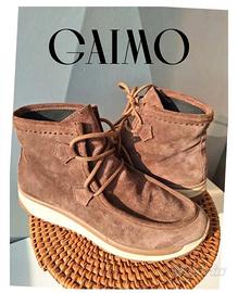 Stivaletti Gaimo in Camoscio – Effetto Boot