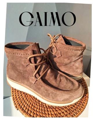 Stivaletti Gaimo in Camoscio – Effetto Boot