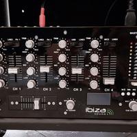 mixer dj ibiza M95USB-REC 4 canali utilizzato poco