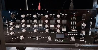 mixer dj ibiza M95USB-REC 4 canali utilizzato poco