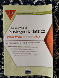 TFA sostegno didattico tracce prova scritta