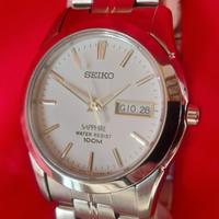 seiko sapphire crystal orologio da polso nuovo 