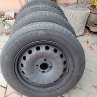 4 gomme invernali + 4 cerchi 
