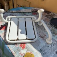 Seggiolino doccia/bagno con maniglia