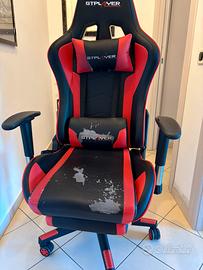 Sedia gaming GtPlayer Rossa, Casse integrate.