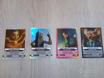 Lotto 4 carte "Belle" Skifidol Brainrot 