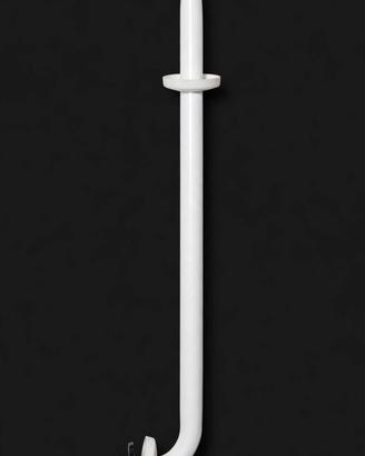 Maniglione bagno 90cm bianco, senza tasselli