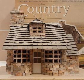 Casetta Vintage in mattoncini scala 1:50 montata