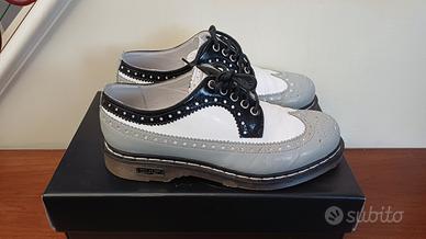 scarpe cult brogue rock bicolor