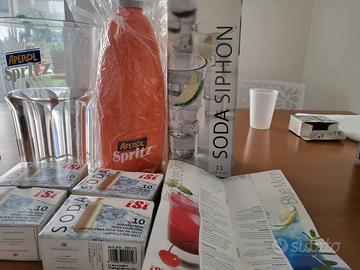 Sifone Aperol Spritz con Bicchierone e ricariche
