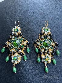 Orecchini in pizzo chiacchierino