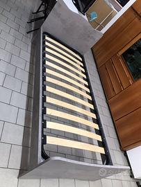 struttura letto con materasso