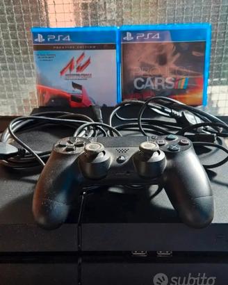 playstation 4 con 2 videogiichi