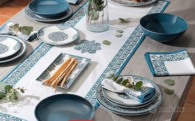 Set runner + 2 tovaglioli coordinati Bizzirri