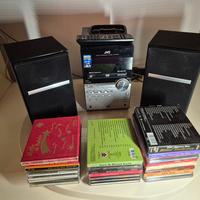 stereo lettore cd JVC piu' 27 cd audio