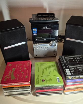 stereo lettore cd JVC piu' 27 cd audio