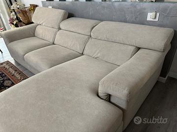 Divano Poltrone e Sofa angolare beige