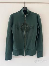 Felpa verde scuro Guess Tg.M