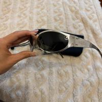 Garloz occhiali da sole in metallo argentato