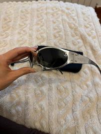 Garloz occhiali da sole in metallo argentato