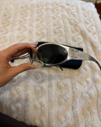 Garloz occhiali da sole in metallo argentato