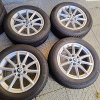 4 Cerchi originali BMW con Pneumatici 225/55/17M+S
