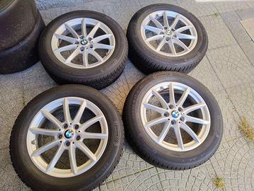 4 Cerchi originali BMW con Pneumatici 225/55/17M+S