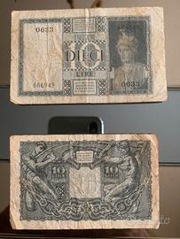 10 lire Regno ( 1939 + 1944)