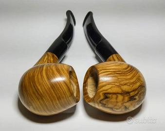 Pipe in legno di ulivo