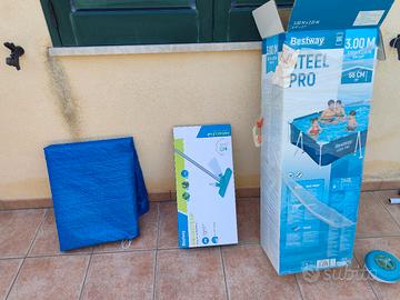 Piscina Bestway 3x2 e kit completo 