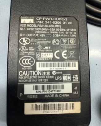 Alimentatore Cisco Systems PSA 18U-480(JMC)