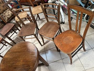 Sedie in legno
