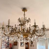 Lampadario antico 12 bracci