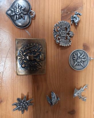 Fibbia ciondoli e spille Tirol