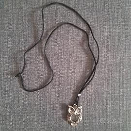 Collana Con Ciondolo Gufo