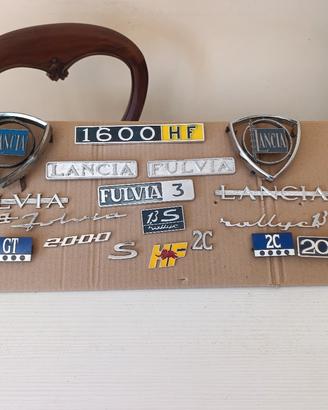 vari accessori per Fulvia coupé , Zagato 1 serie