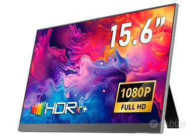 Monitor portatile Yodoit 15.6 pollici (Vesa,audio)