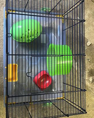 Gabbia per criceto completa