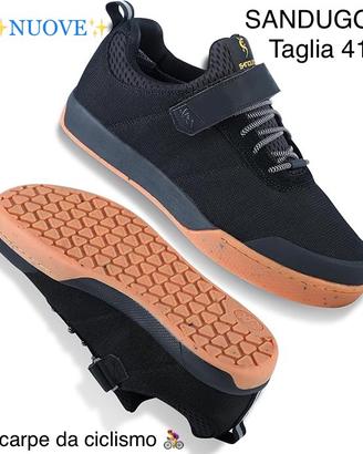 Scarpe SANDUGO da ciclismo Mountain Bike NUOVE
