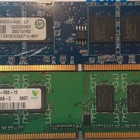 MEMORIA RAM DDR2 PC2-5300 667 1GB LOTTO MISTO