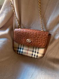 Borsa donna burberry con catena