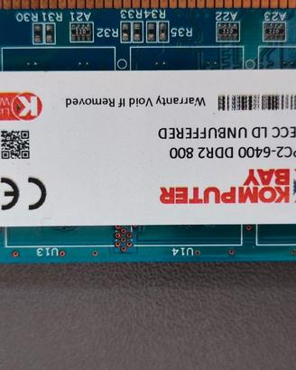 Kit RAM Desktop 8GB (4x2GB) DDR2 800MHz PC2-6400