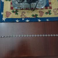 collana in argento maglie marinara 