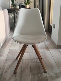 Sedia in stile nordico 4 pezzi 20€/pz