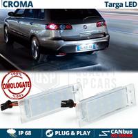 Luci Targa LED FIAT CROMA 05-10 Placchette CANbus