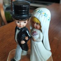 Statuina sposi Moppets vintage da collezione