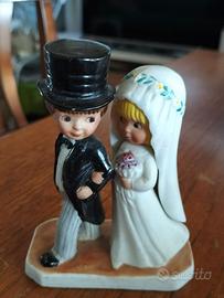 Statuina sposi Moppets vintage da collezione