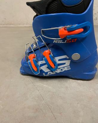 Scarponi da sci Junior Lange RSJ 50 usati_3 ganci